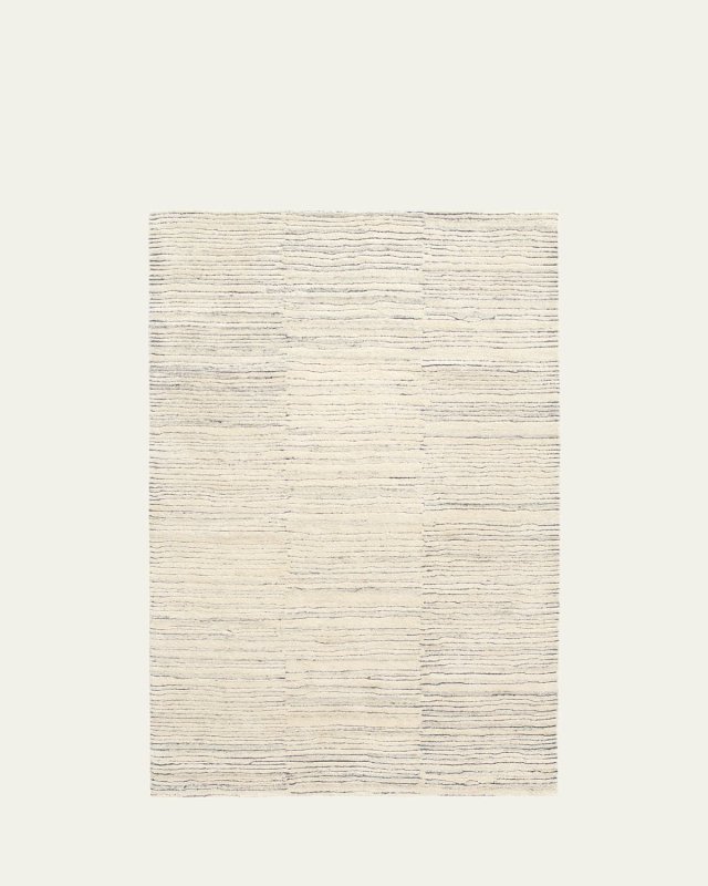 Avery Pewter Blue Hand-Tufted Wool Rug, 10' x 14'
